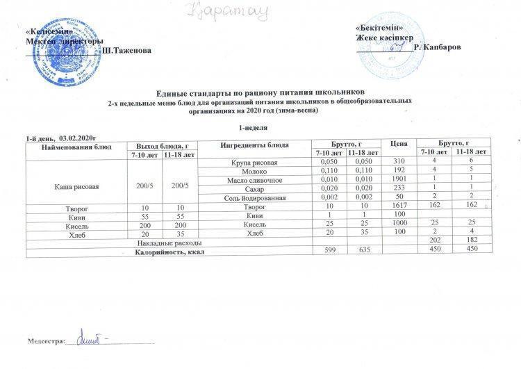 Ас мәзірі