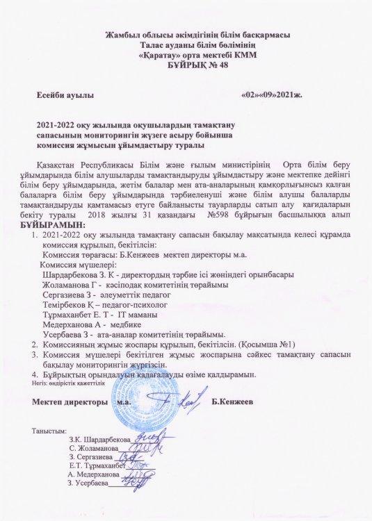 Бұйрық№48